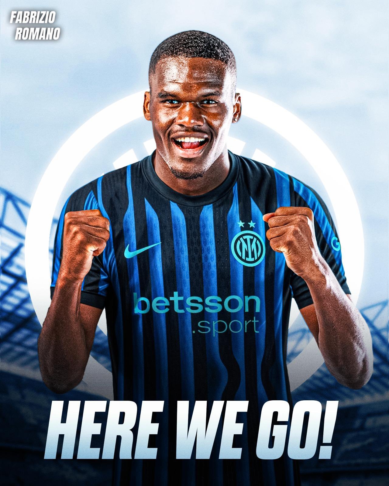 羅馬諾：國米與邦尼簽署五年合同，轉(zhuǎn)會費總價2600萬歐元