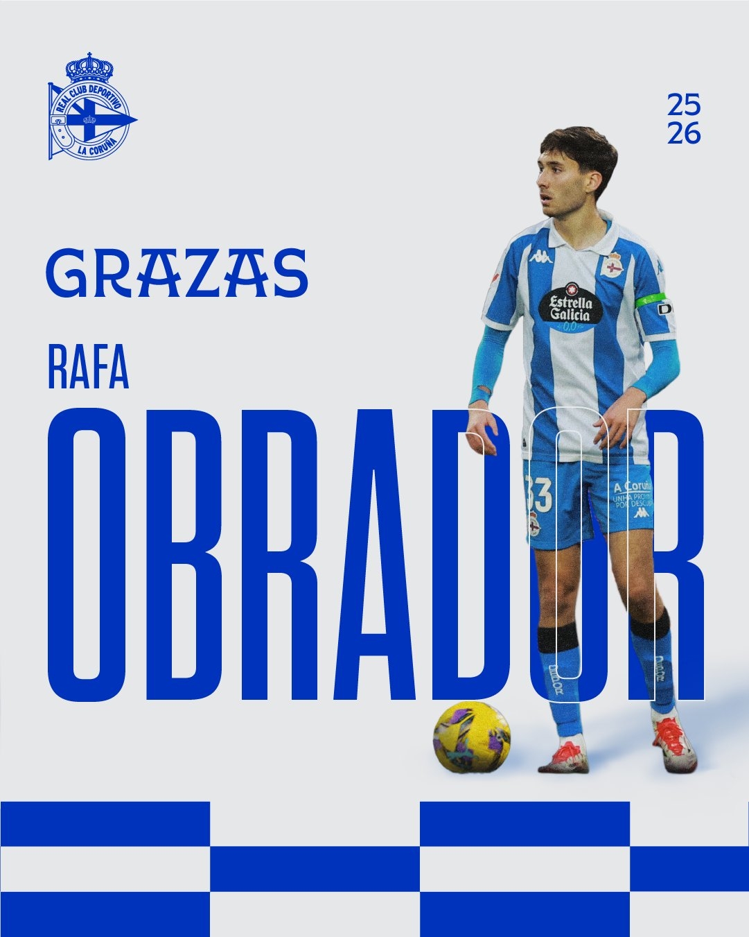 迪馬：熱那亞求租皇馬21歲左后衛(wèi)奧布拉多，上賽季效力拉科魯尼亞