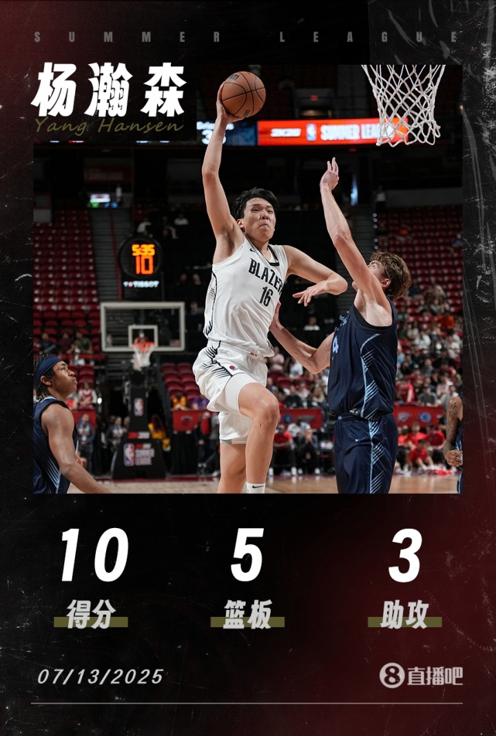 有亮點有不足??！楊瀚森首次背靠背得10分5板3助1帽 也有5失誤