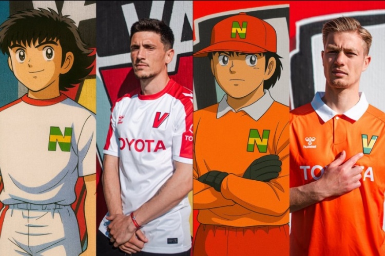 隊報：法國球隊瓦朗謝納以足球小將為靈感設(shè)計球衣，致敬日本文化