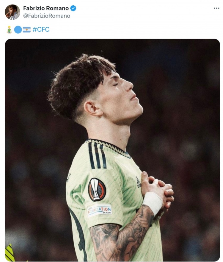 要去藍(lán)軍了？羅馬諾社媒曬加納喬照片，帶有切爾西標(biāo)簽