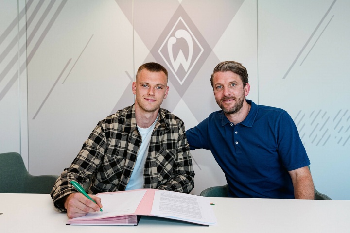 官方：不萊梅租借23歲阿森納門將卡爾-海因，租期1年